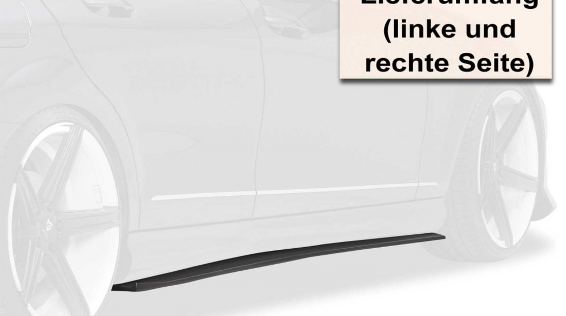 Praguri laterale pentru Mercedes Benz C-Klasse 204 toate modelele 03/2007-06/2015 material foarte rezistent Fiberflex SS442