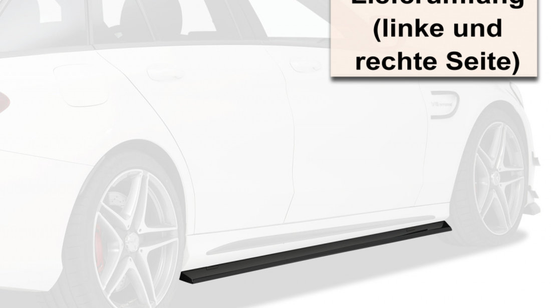 Praguri laterale pentru Mercedes Benz C-Klassse W205 S205 V205 C205 A205 AMG si AMG-Line 2/2014- material foarte rezistent Fiberflex SS436