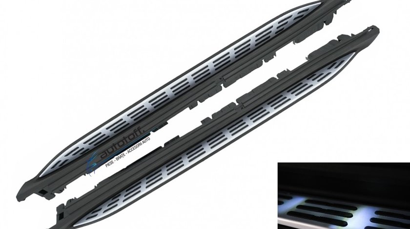 Praguri laterale pentru Mercedes GLS SUV X167 cu LED (2019+)