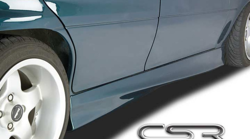 Praguri laterale pentru Opel Astra F hatchback / Kombi / sedan / Cabriolet 1991-1998 material foarte rezistent GFK SS106