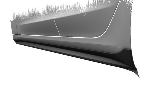 Praguri laterale pentru Tesla Model 3 toate modelele 2017- material foarte rezistent ABS lackierfre ...