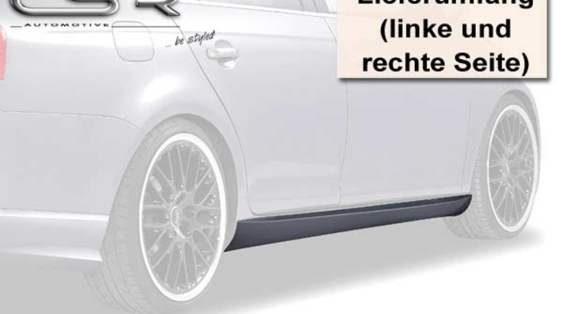 Praguri laterale pentru VW Golf 6 toate modelele 2008-2012 material foarte rezistent Fiberflex SS381