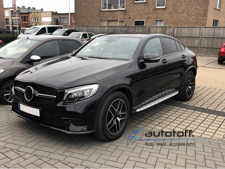 Praguri Mercedes Benz GLC Coupe C253 (2015-2018) din aluminiu
