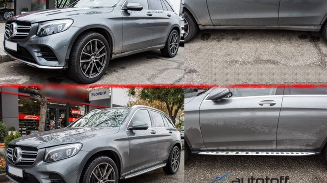 Praguri Mercedes Benz GLC X253 (2015-2018) din aluminiu