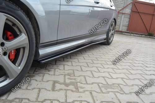 Praguri Mercedes C Class W204 Amg-Line 2007-2010 v2 - Maxton Design