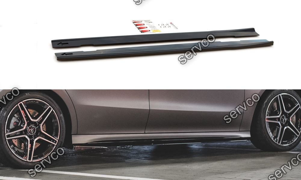 Praguri Mercedes CLA C118 AMG 35 45 Aero 2019- v2 - Maxton Design