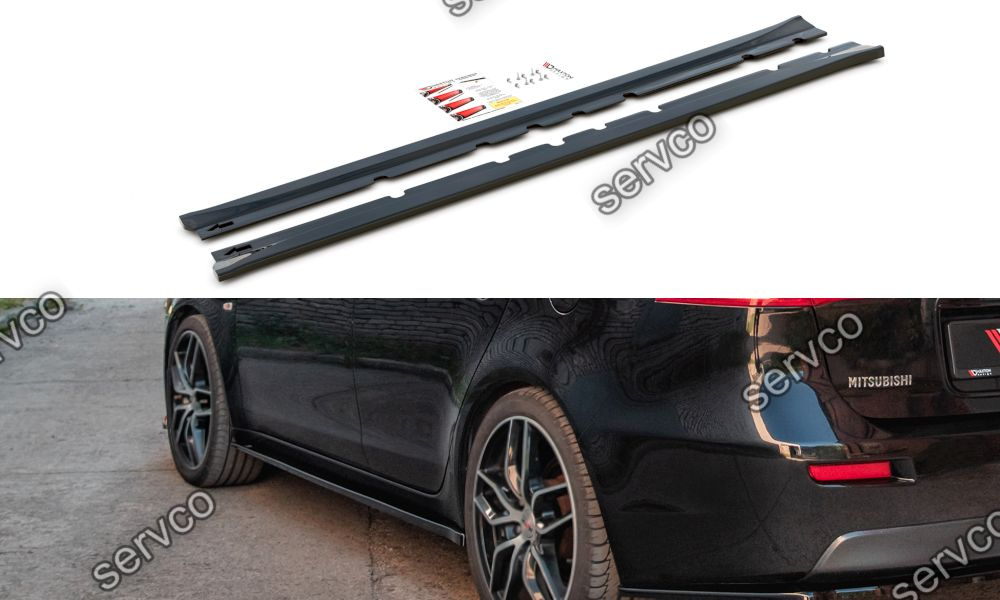 Praguri Mitsubishi Lancer Mk 8 2007-2016 v3 - Maxton Design