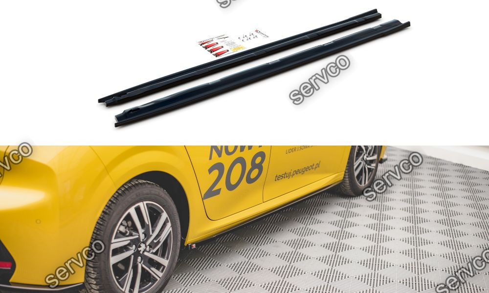 Praguri Peugeot 208 Mk2 2019- v1 - Maxton Design