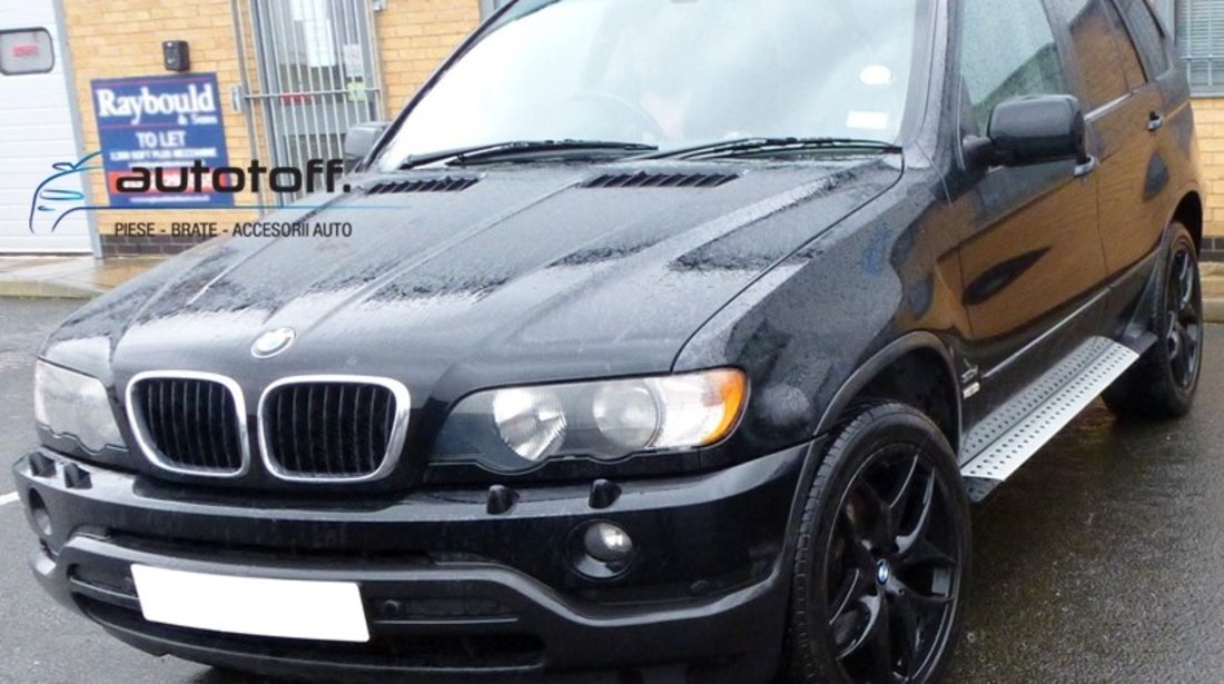 Praguri si extensii aripi BMW X5 E53 (99-06) - trepte aluminiu