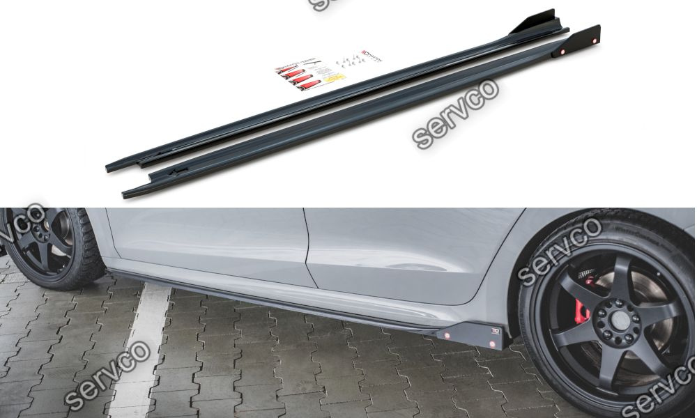 Praguri si flapsuri Skoda Octavia RS Mk4 2020- v9 - Maxton Design