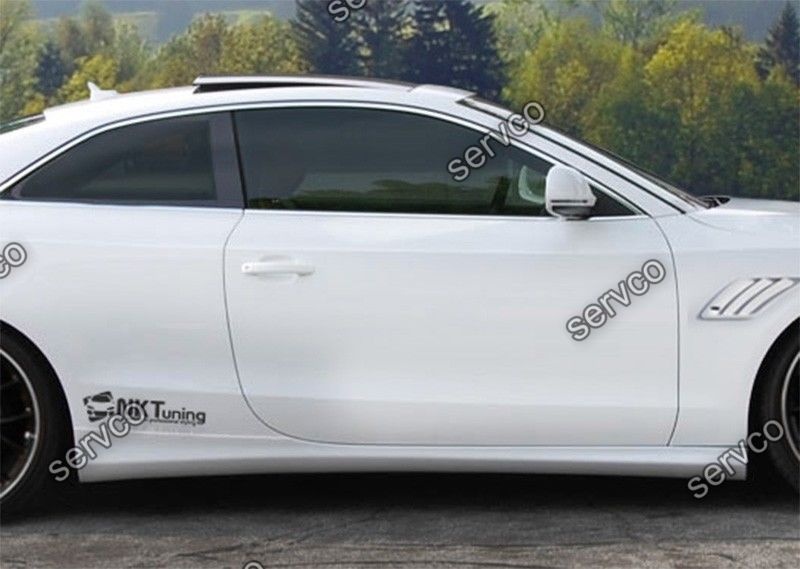 Praguri Sline ornamente laterale adaos Audi A5 Coupe Votex 2009-2012 v1