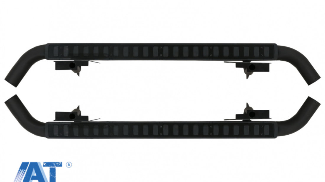 Praguri trepte Laterale 110 compatibile cu Land ROVER Defender (1990-2016) Black Edition