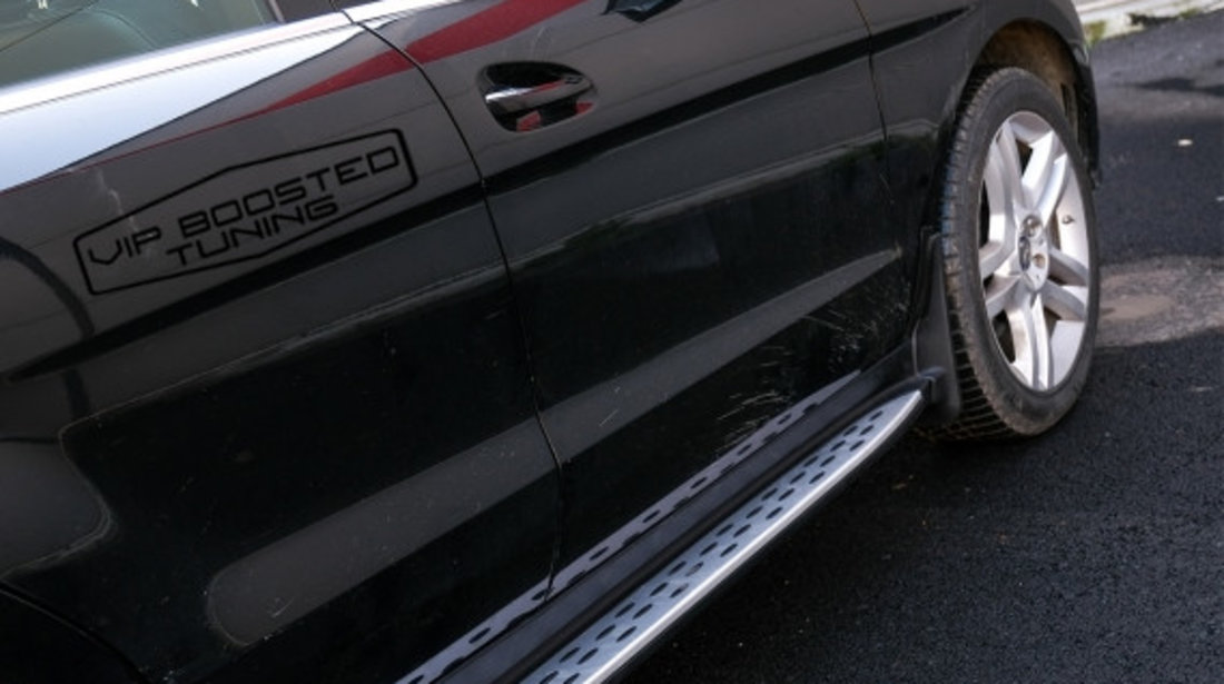 Praguri Trepte Laterale aluminiu MERCEDES Benz ML (2011-2014) MERCEDES GLE W166 (2015-2018)