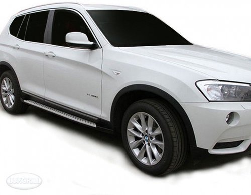 Praguri / Trepte laterale aluminiu noi BMW X3 F25.