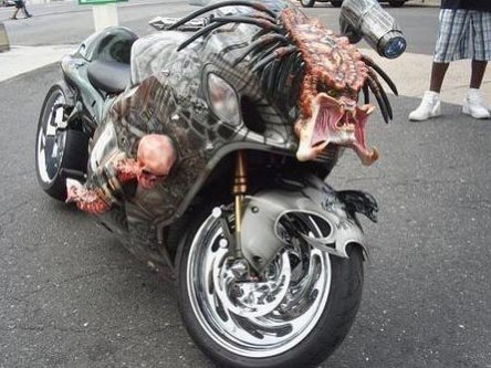 Predator Bike - un extraterestru incarnat intr-o Hayabusa