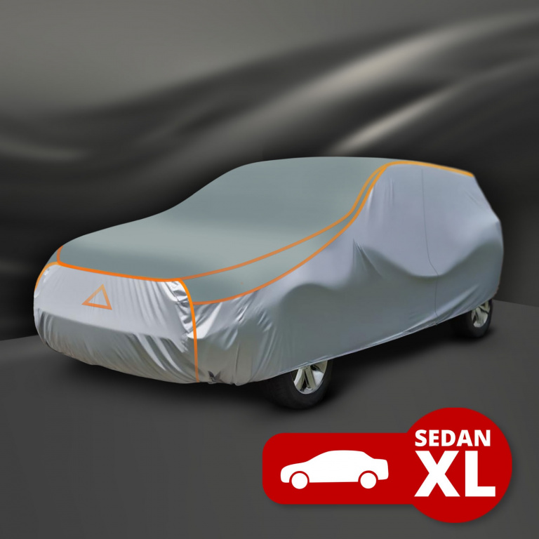 Prelată Auto Impermeabilă Anti-Grindină Pentru Sedan, Mărimea XL, 533 x 178 x 120 cm Mnc 55763C