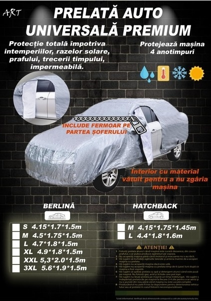 Prelata Premium Marimea S 4.15×1.7.x1.5m 180718-2
