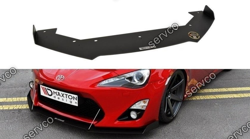 Prelugire splitter bara fata Toyota GT86 2012-2016 v2 - Maxton Design