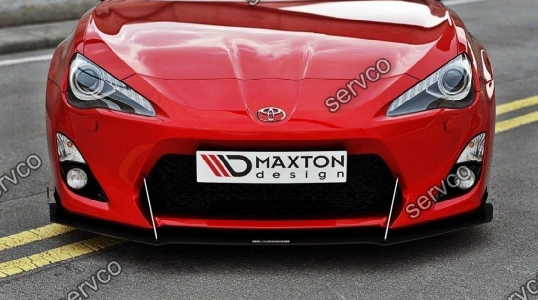 Prelugire splitter bara fata Toyota GT86 2012-2016 v2 - Maxton Design