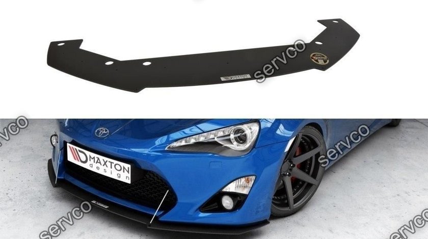 Prelugire splitter bara fata Toyota GT86 2012-2016 v4 - Maxton Design