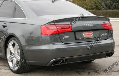 Prelungire ABT difuzor spoiler tuning sport bara spate Audi A6 4G C7 2011-2014 v4