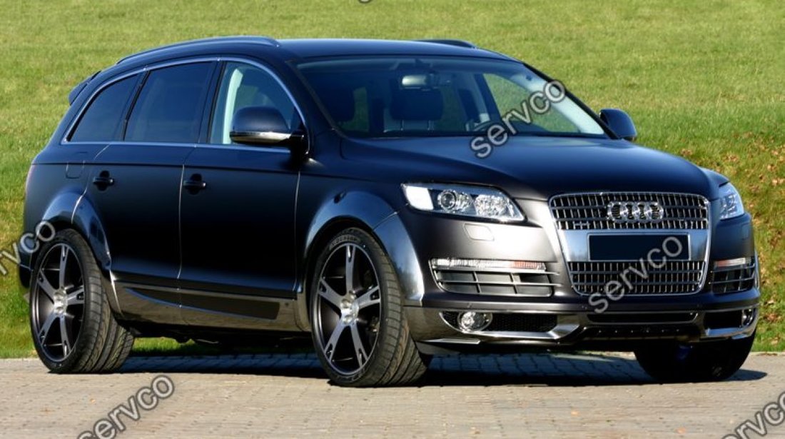 Prelungire ABT extensie lip buza tuning sport bara fata Audi Q7 AB Look Sline 2005-2009 v1