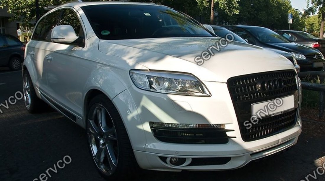 Prelungire ABT extensie lip buza tuning sport bara fata Audi Q7 AB Look Sline 2005-2009 v1