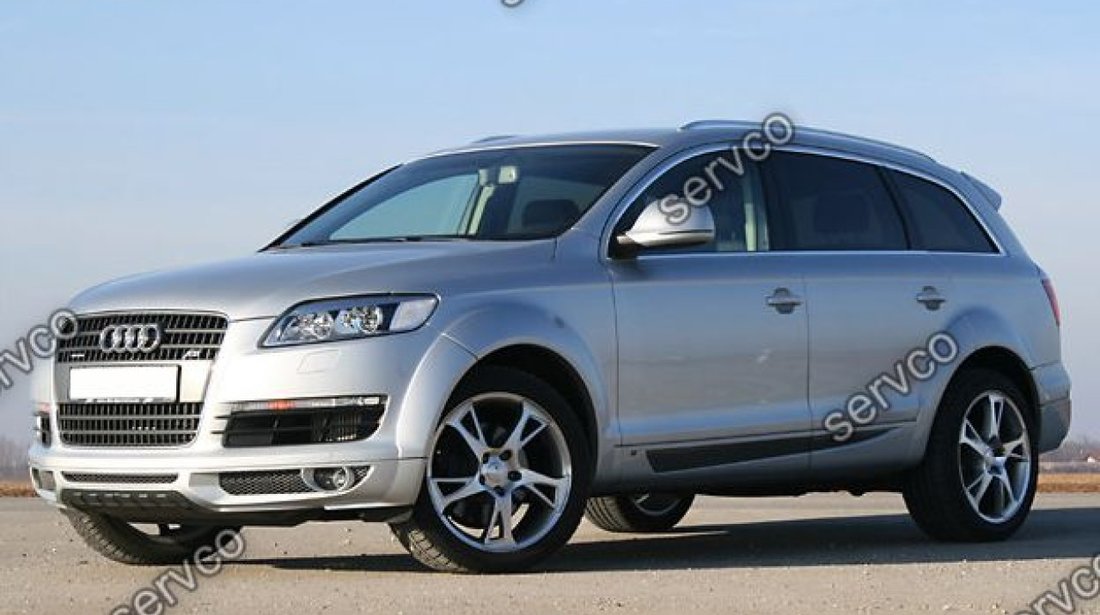 Prelungire ABT extensie lip buza tuning sport bara fata Audi Q7 AB Look Sline 2005-2009 v1