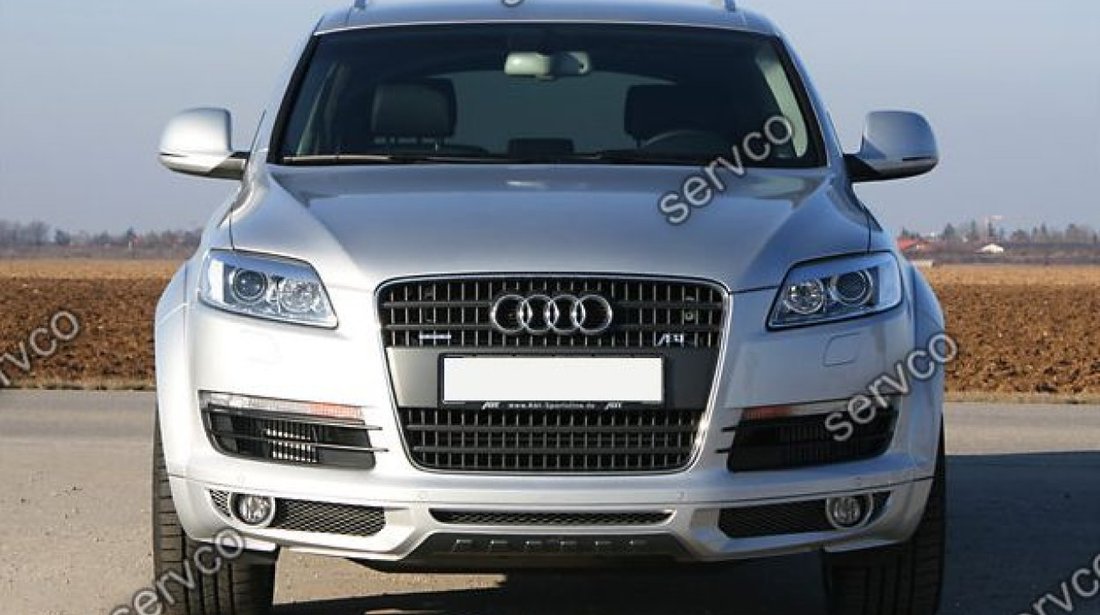 Prelungire ABT extensie lip buza tuning sport bara fata Audi Q7 AB Look Sline 2005-2009 v1