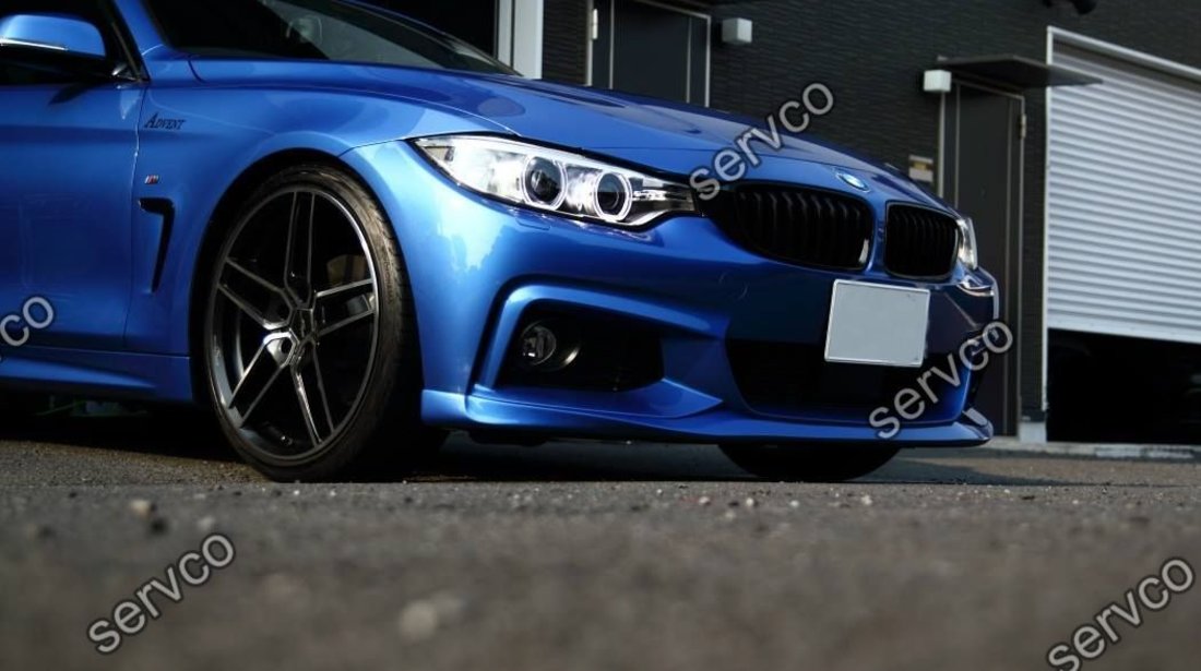 Prelungire ACS AC SCHNITZER lip bara fata BMW Seria 4 F32 F33 F36  M pack Aero sport M4 tech v3