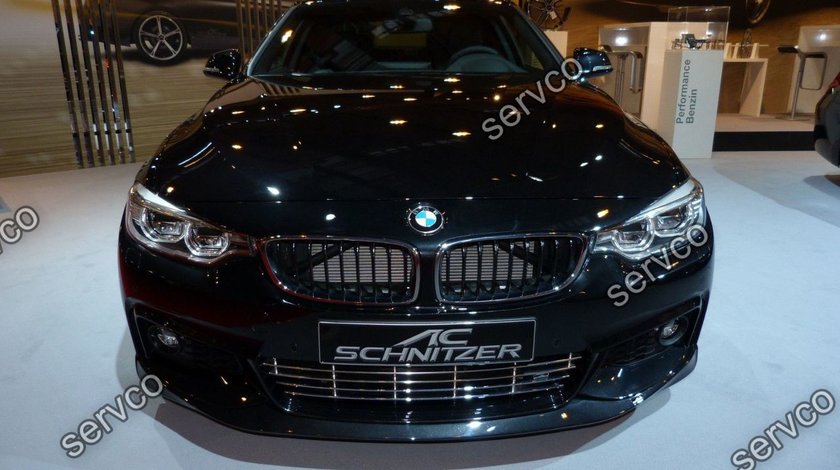 Prelungire ACS AC SCHNITZER lip bara fata BMW Seria 4 F32 F33 F36 M pack Aero sport M4 tech v3