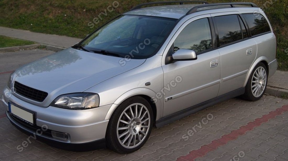 Prelungire adaos buza tuning sport spoiler bara fata Opel Astra G OPC Line 1998-2011 v3