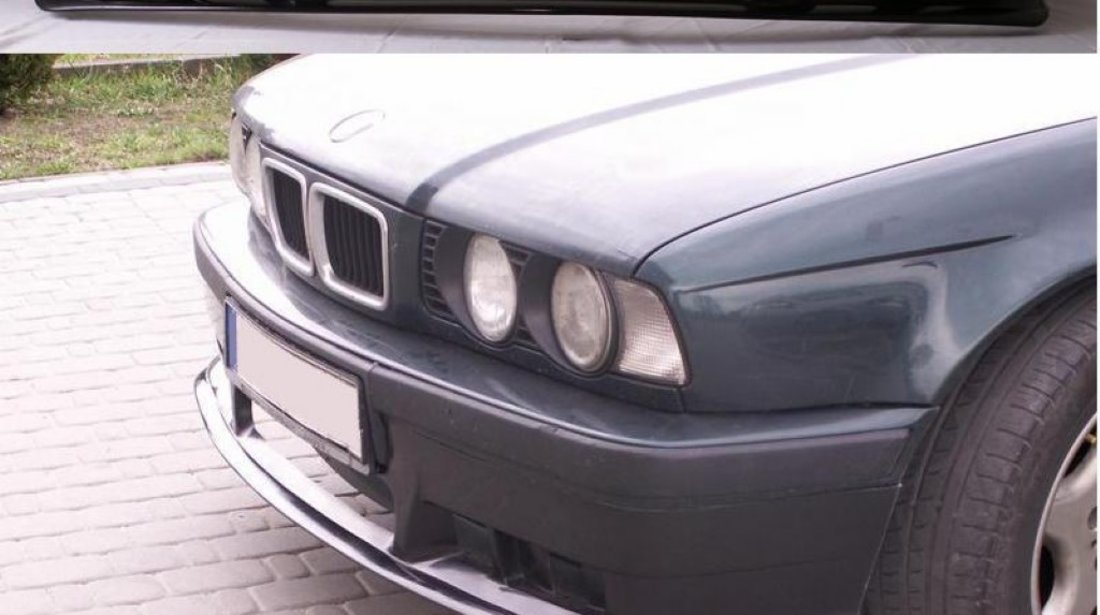 Prelungire adaos fusta extensie lip buza bara fata BMW E34 pachet M tech Aerodynamic