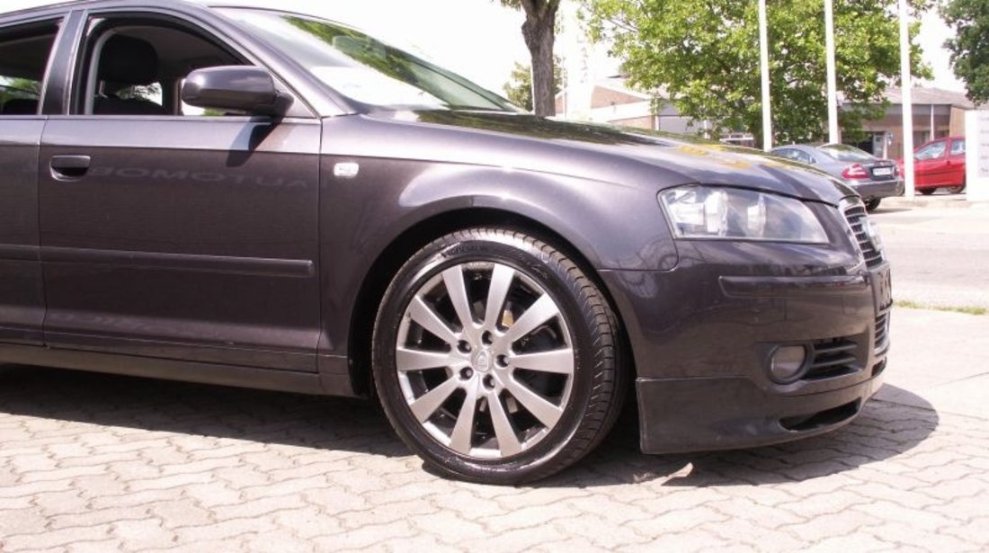 Prelungire adaos fusta spoiler bara fata Audi A3 8P 2005 2010