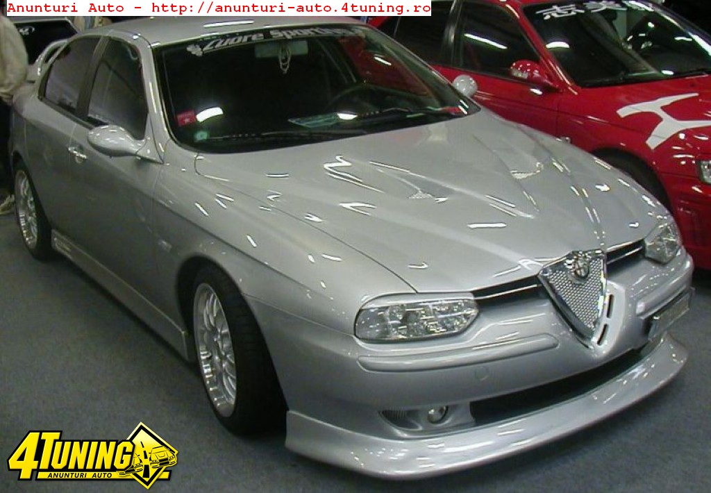 Prelungire adaos fusta spoiler extensie bara fata Alfa 156 GTA