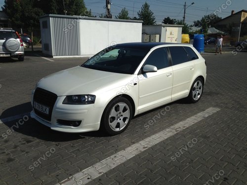 Prelungire adaos lip bara fata Audi A3 8P Coupe Sline 2005-2008 v1
