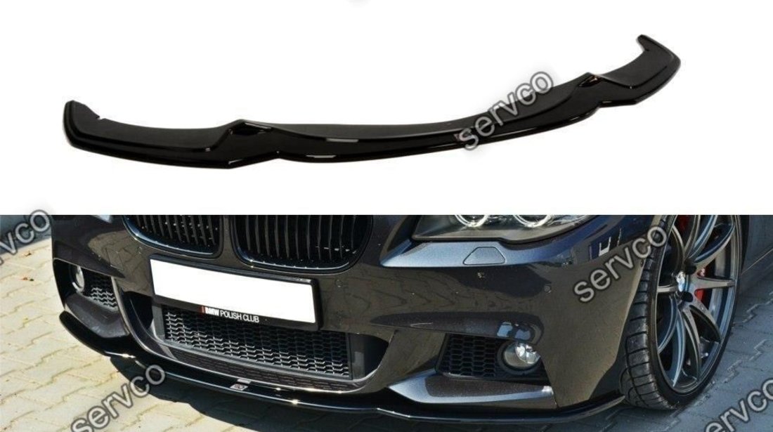 Prelungire adaos lip bara fata BMW Seria 5 F10 F11 M-Pachet 2011-2014 v3