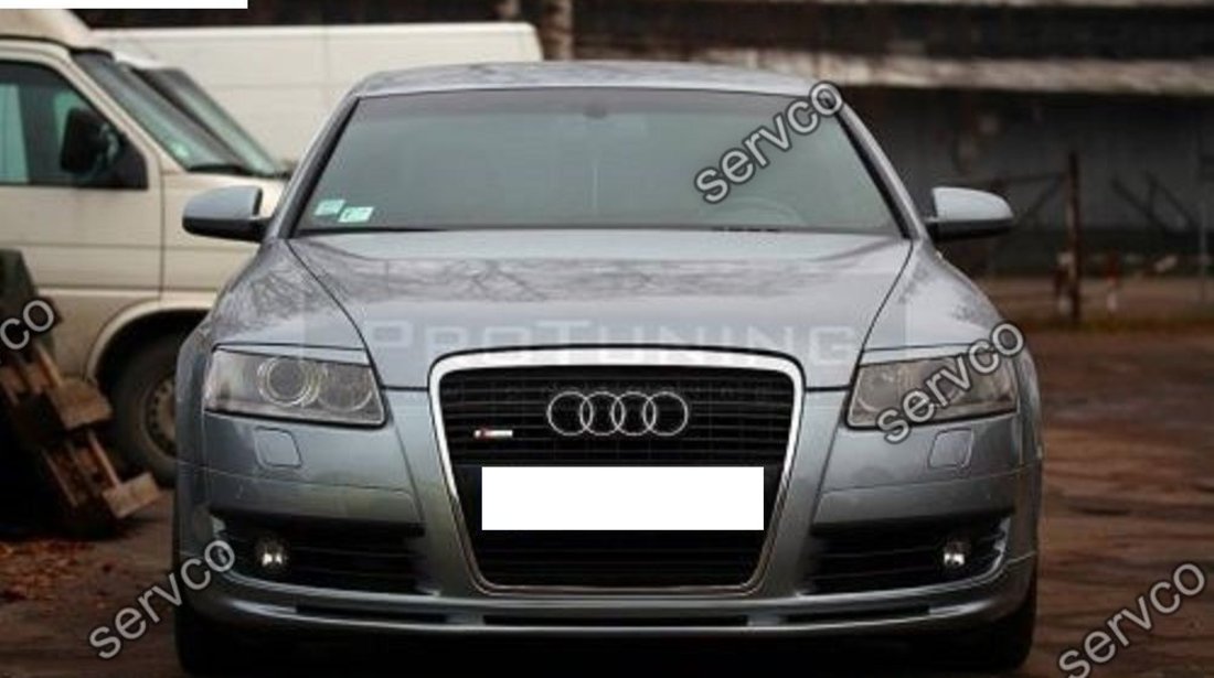 Prelungire adaos Votex Sline tuning sport bara fata Audi A6 C6 4F S6 RS6 2004-2008 v2