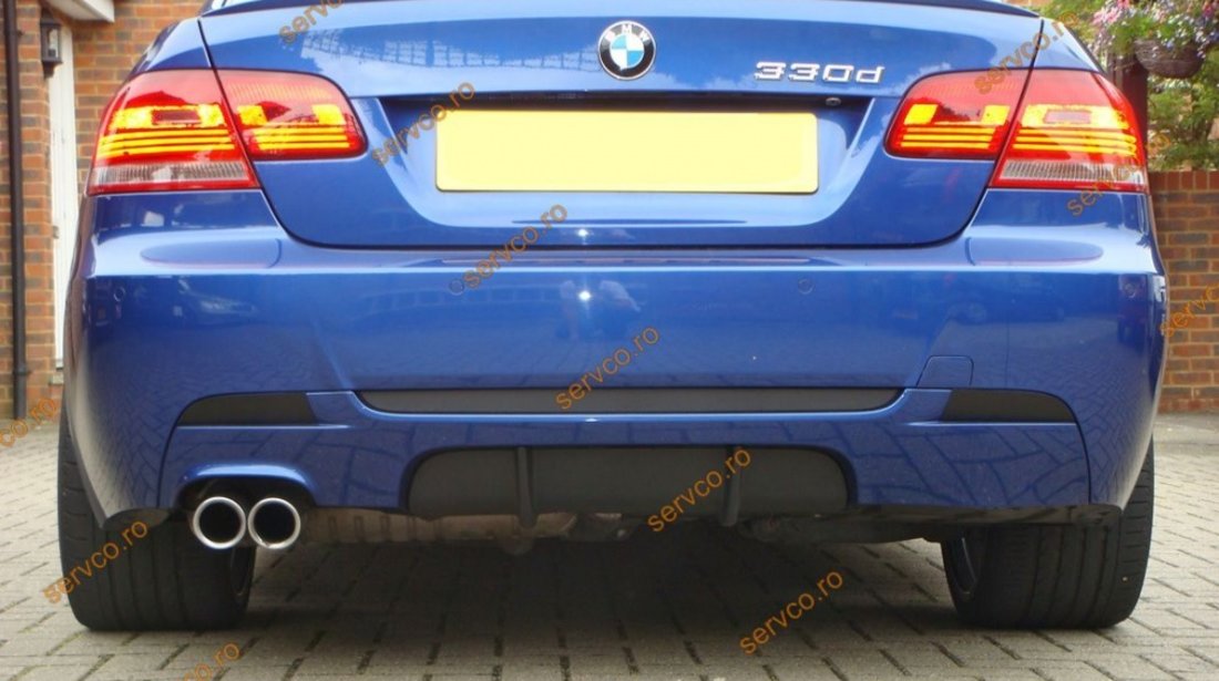 Prelungire Aero buza adaos tuning sport bara spate BMW E92 E93 320 Mtech 2006-2012 v1