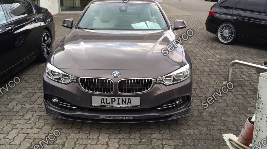 Prelungire Aero spoiler bara fata Alpina BMW Seria 4 F32 F33 F36 Alpina 2014-2017 v4