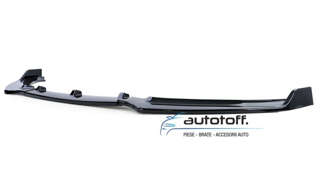 Prelungire bara fata Audi A4 B8 Facelift (11-15) Negru lucios