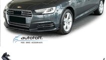 Prelungire bara fata Audi A4 B9 (15-19) Negru luci...