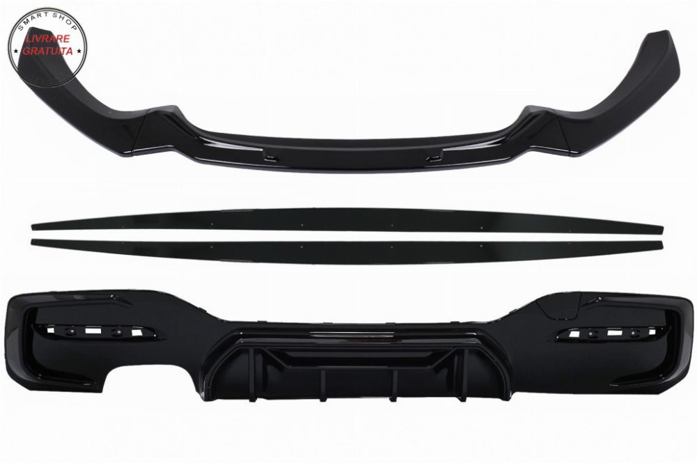 Prelungire Bara Fata BMW 1 Series F20 F21 LCI (2015-2019) cu Difuzor Bara Spate Ev- livrare gratuita