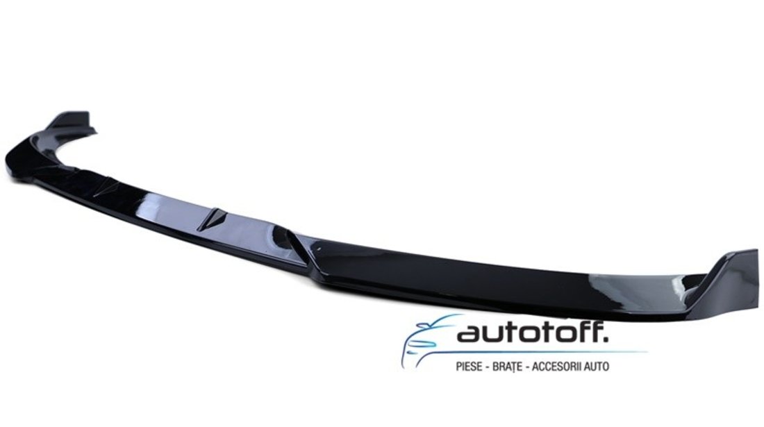 Prelungire bara fata BMW E92 E93 Seria 3 Facelift (10-13) Negru lucios