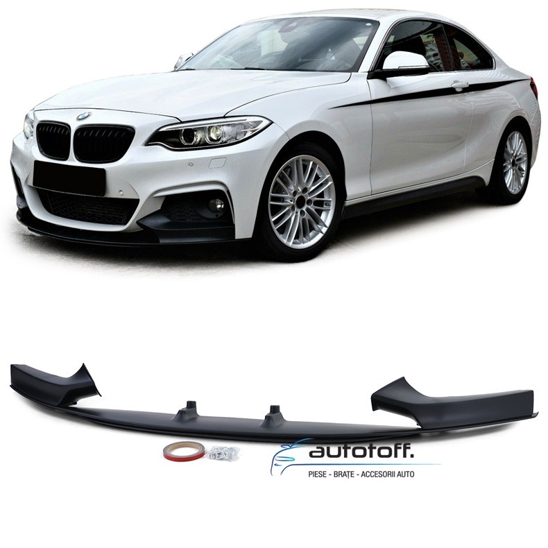Prelungire bara fata BMW F22 F23 Seria 2 (2013+) Negru mat