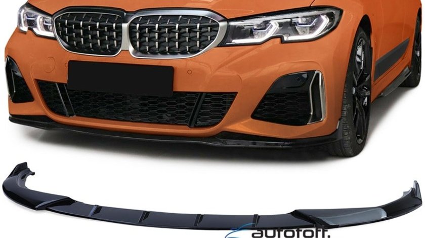 Prelungire bara fata BMW G20 G21 Seria 3 (2018+) Negru lucios