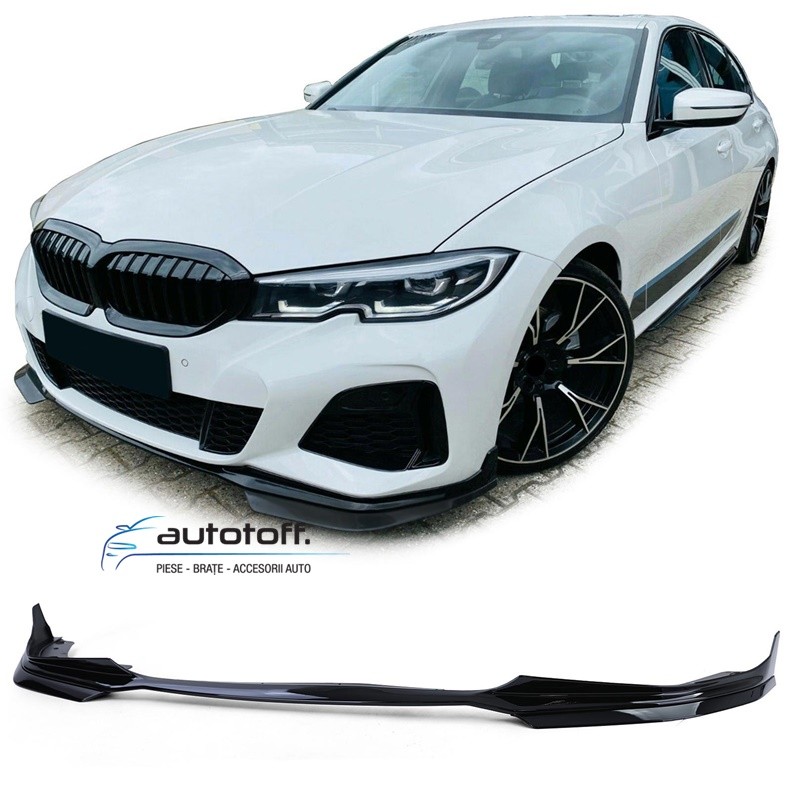Prelungire bara fata BMW G20 G21 Seria 3 (2018+) Full Negru lucios