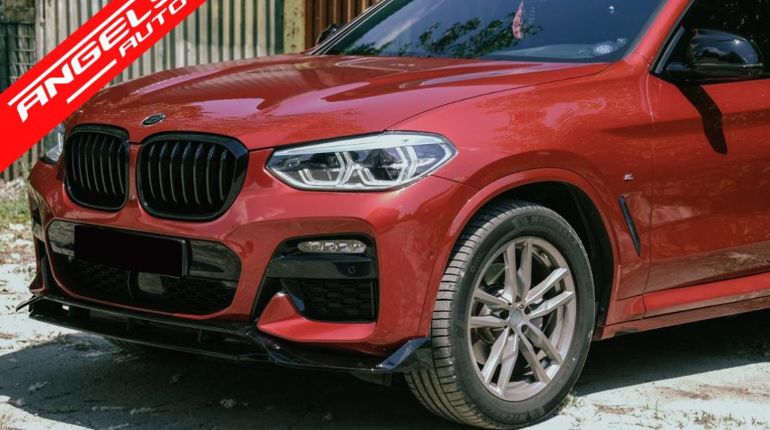 Prelungire Bara Fata BMW X4 G02 (2018-Up) Negru Lucios