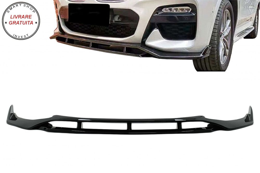 Prelungire Bara Fata BMW X4 G02 X4M (2018-Up) Negru Lucios- livrare gratuita