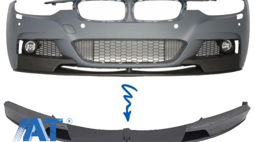 Prelungire Bara Fata compatibil cu BMW Seria 3 F30 F31 (2011-up) M-Performance Carbon Film